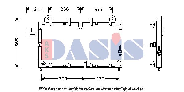 AKS DASIS Lauhdutin, ilmastointilaite 372070N